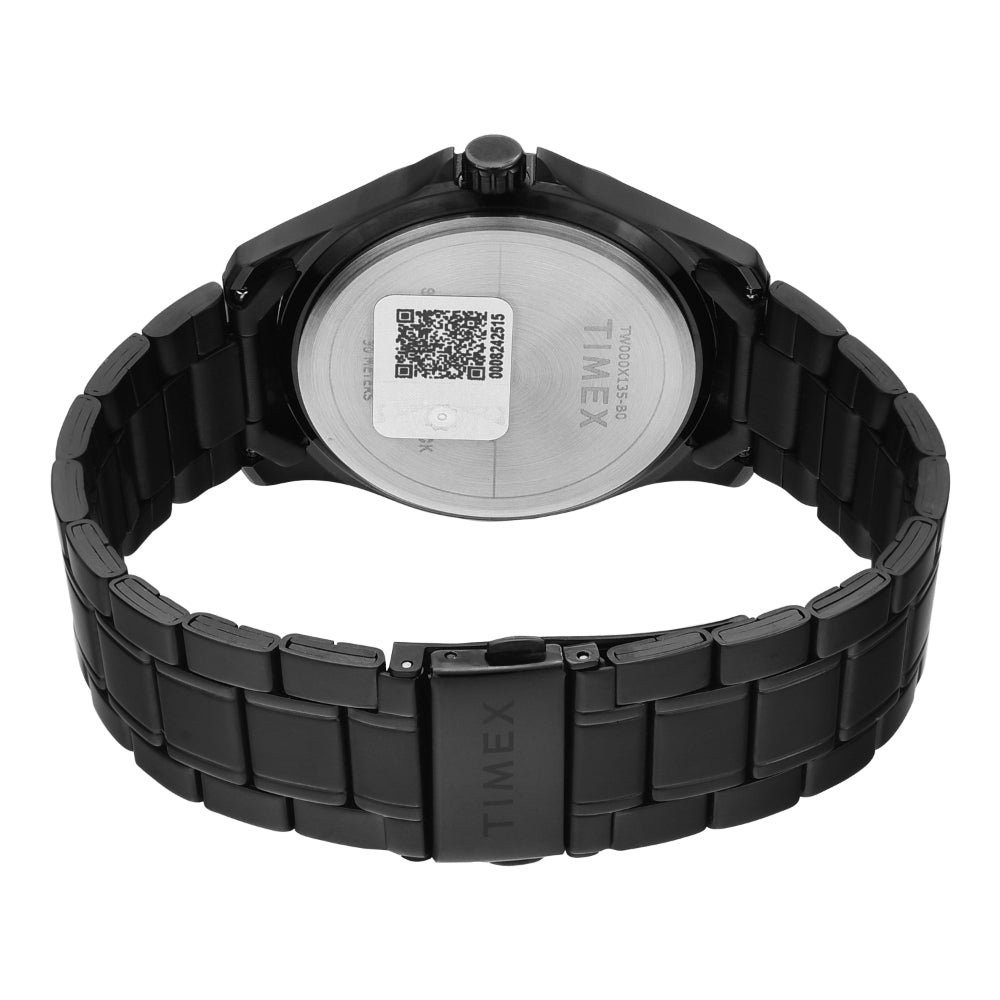 Timex TW000X135 Men’s Classic Black Dial Quartz Analog Watch