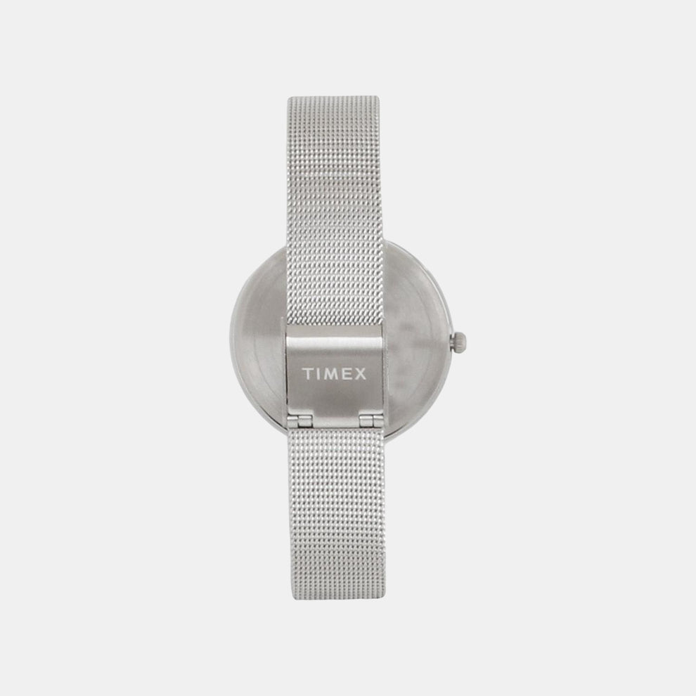 Timex TW000X217 Women’s Pink Dial Analog Stainless Steel Watch