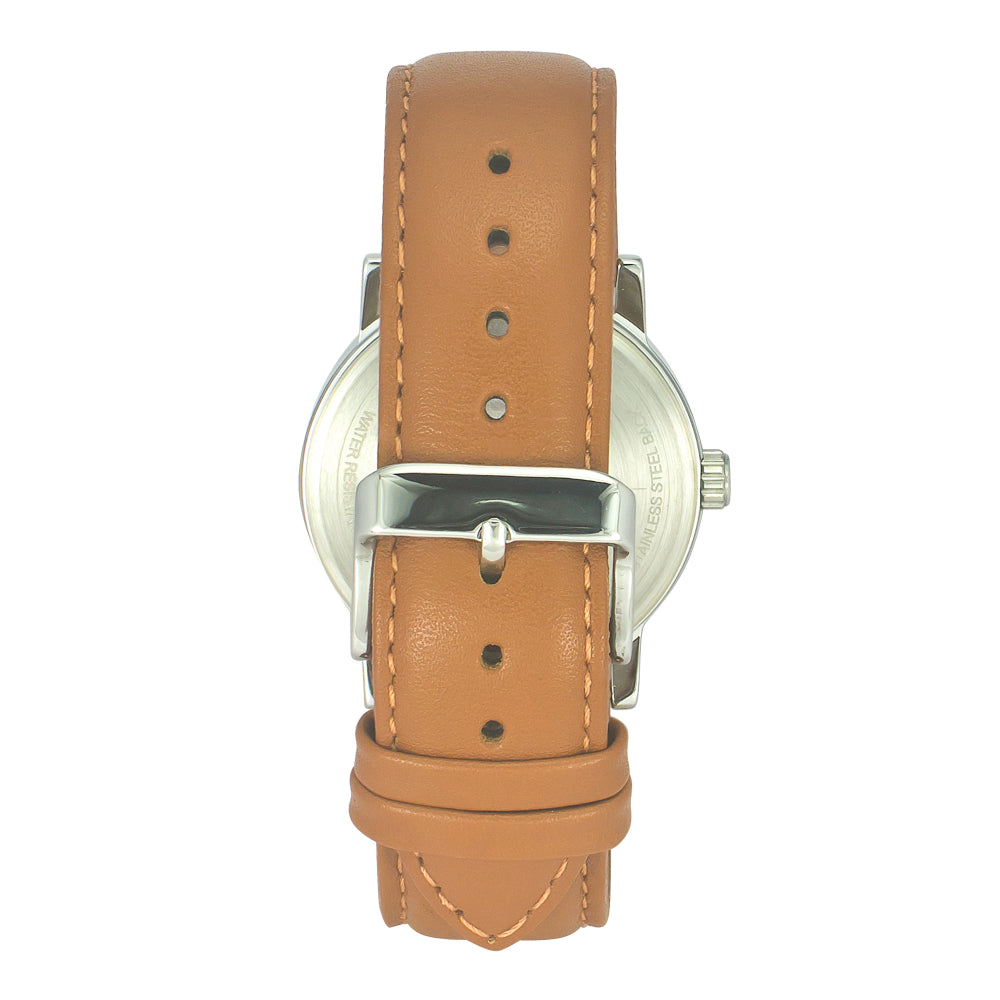 Timex Helix TW035HG08 Quartz Analog Black Dial Leather Strap Watch For Men