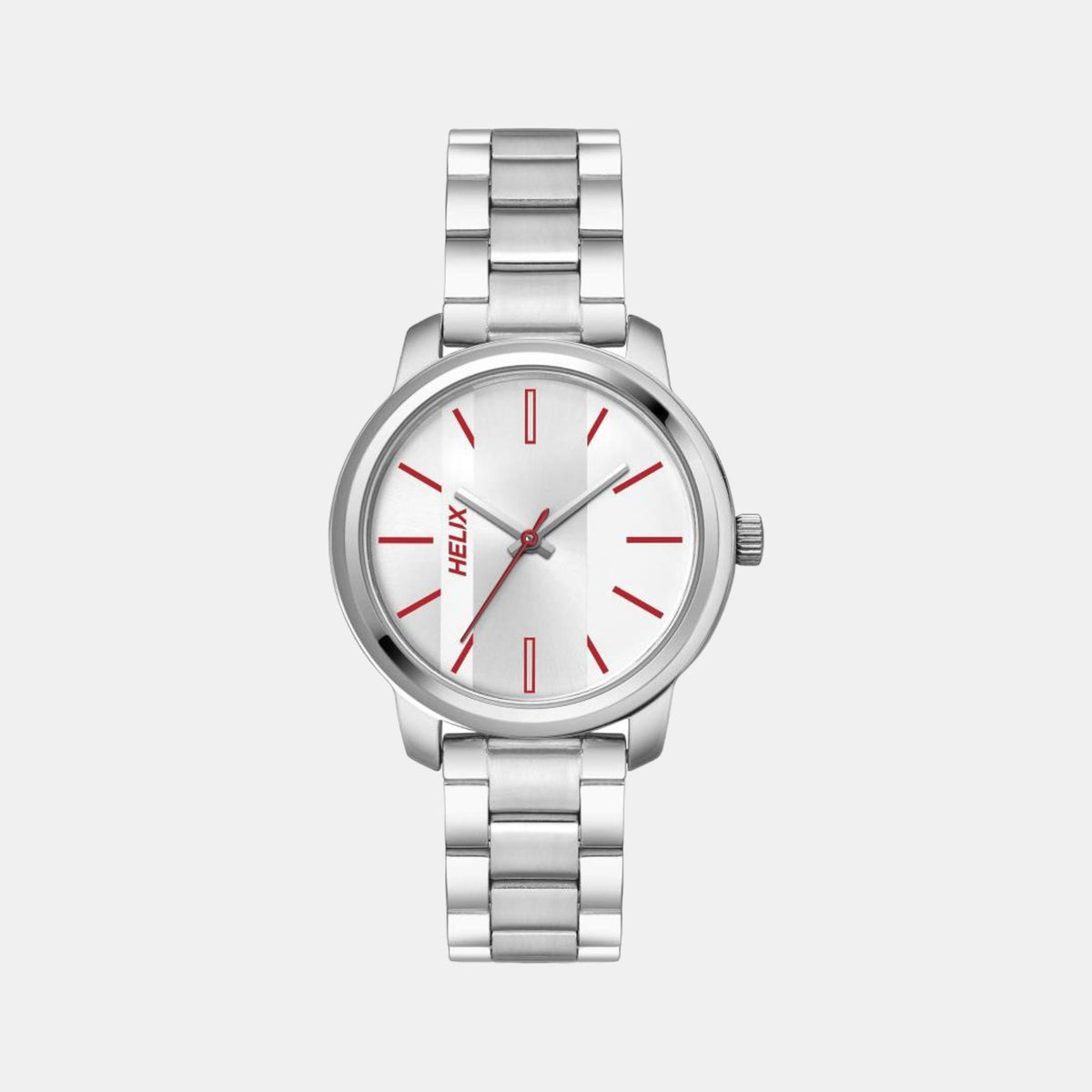 Timex TW048HL05 Analog Quartz Watch for Women – Silver Dial, Silver Bracelet