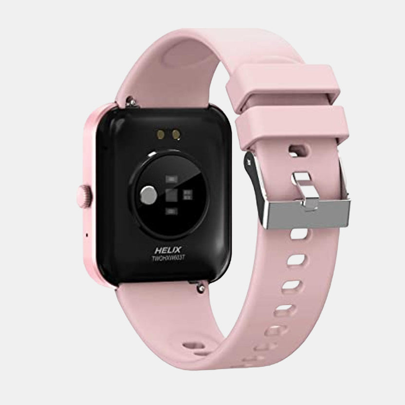 Timex HELIX SMART-PINK Smartwatch – Silicone Strap, Digital Touchscreen Fitness & Notifications