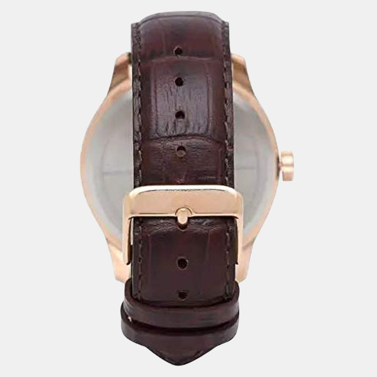 Timex TW0TG7601 Analog Quartz Watch for Men – Blue Dial, Brown Leather Strap