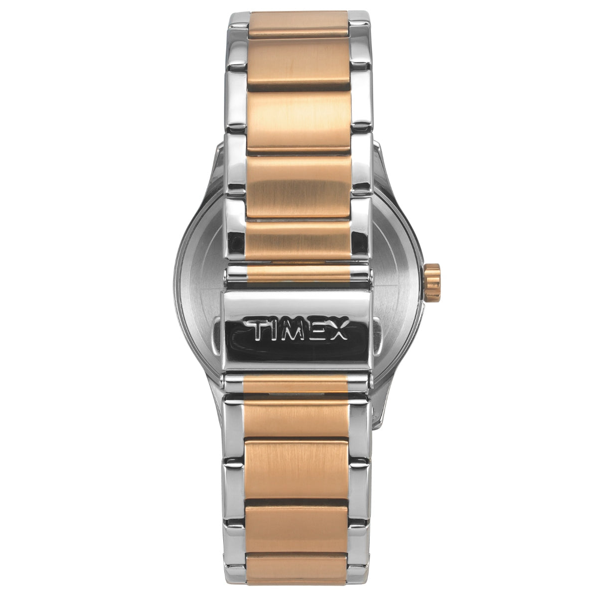 Timex TW0TG7617 Mens Black Dial Quartz Chronograph Watch Stainless Steel Two Tone Bracelet Round Case Watch