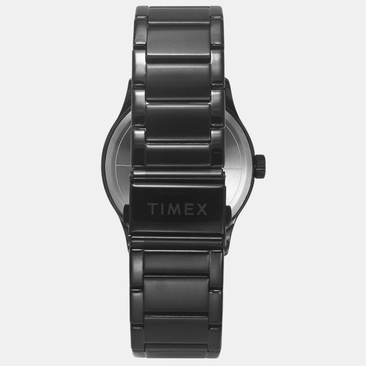 Timex TW0TG7630 Black Dial Black Stainless Steel Bracelet Analog Men Watch – Round Case, Quartz Movement
