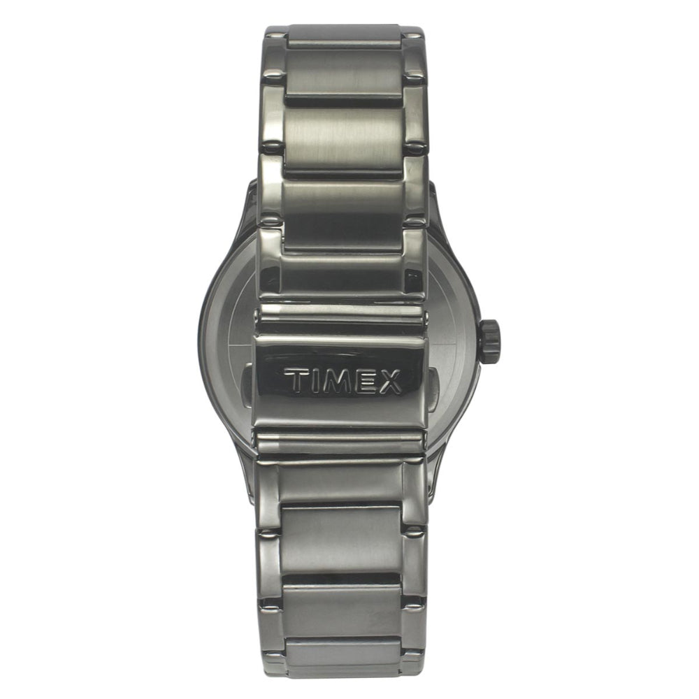 Timex TW0TG7631 Quartz Multifunction Copper Dial Gunmetal Stainless Steel Bracelet Watch For Men