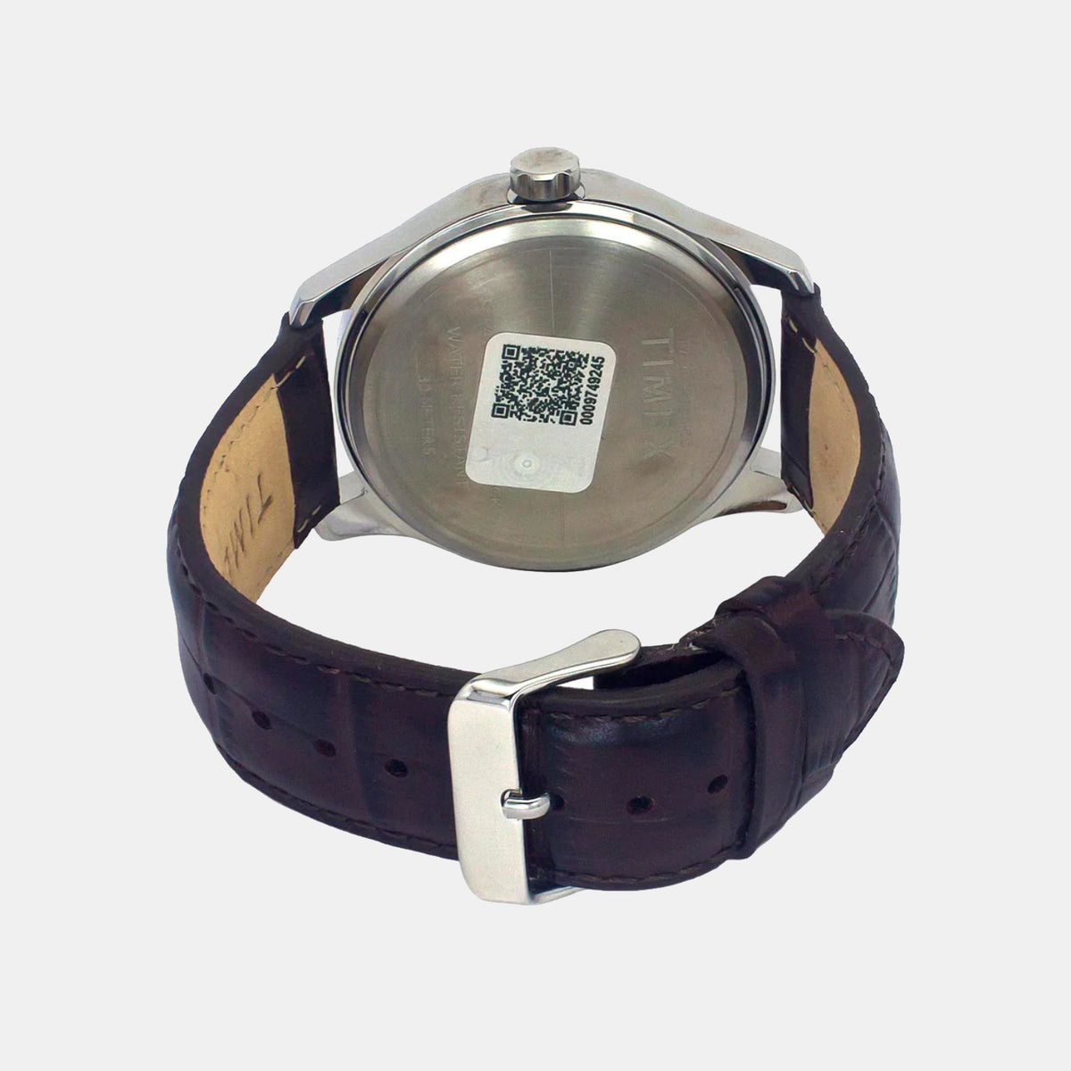 Timex TW0TG7633 Brown Dial Leather Strap Analog Men Watch – Round Case, Quartz Movement