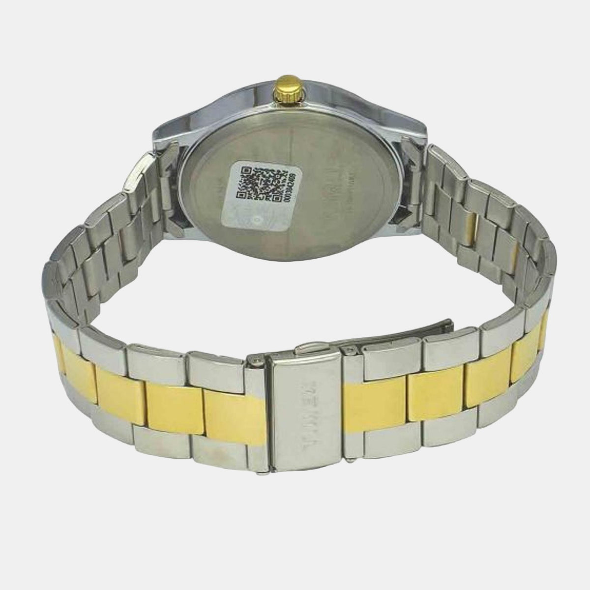 Timex TW0TG8302 Two-Tone Stainless Steel Bracelet Analog Men Watch – Silver Dial, Round Case, Quartz Movement