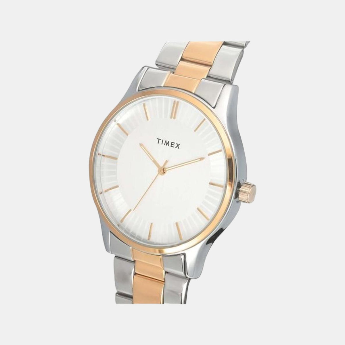 Timex TW0TG8308 Silver Dial Stainless Steel Bracelet Analog Men Watch – Round Case, Quartz Movement