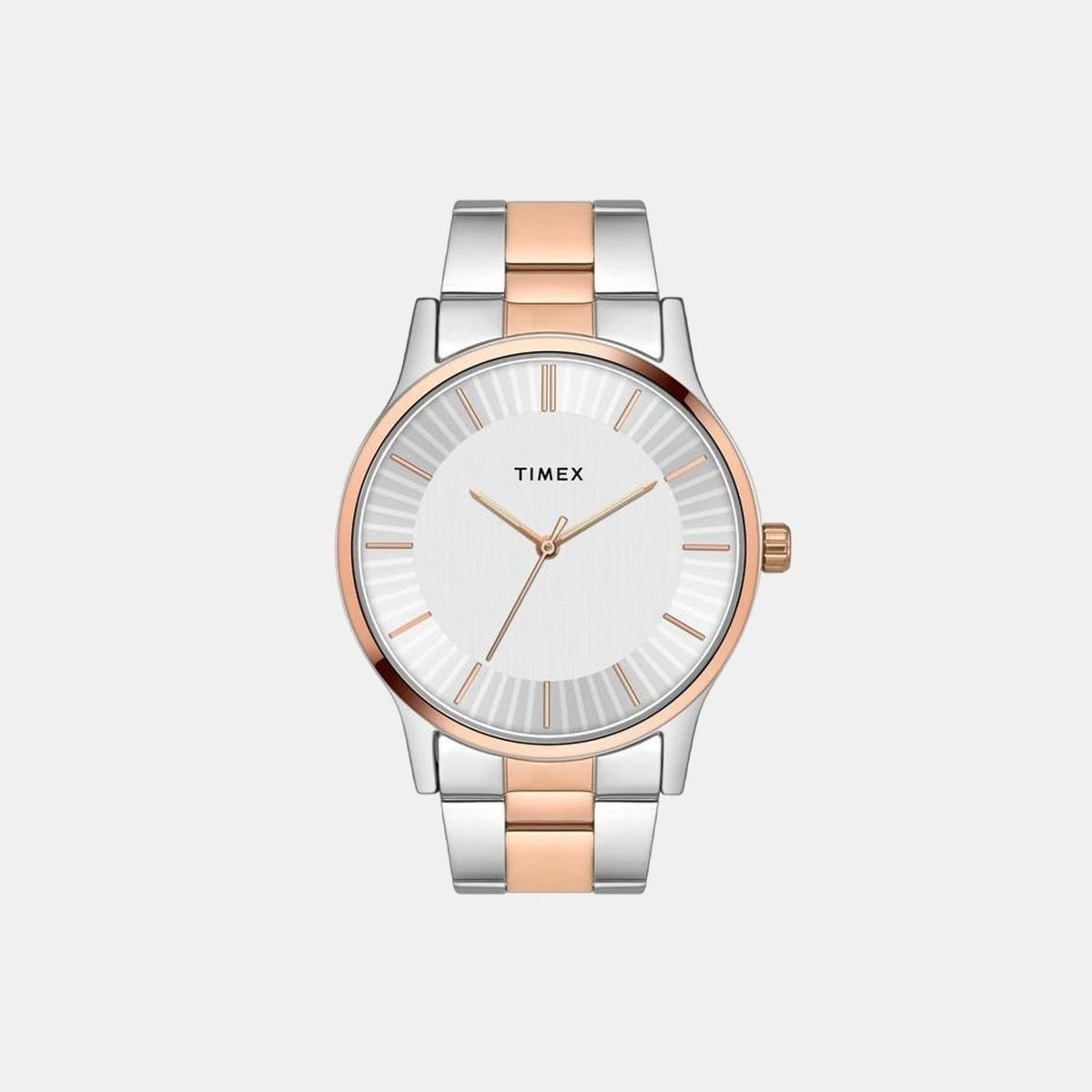 Timex TW0TG8308 Silver Dial Stainless Steel Bracelet Analog Men Watch – Round Case, Quartz Movement