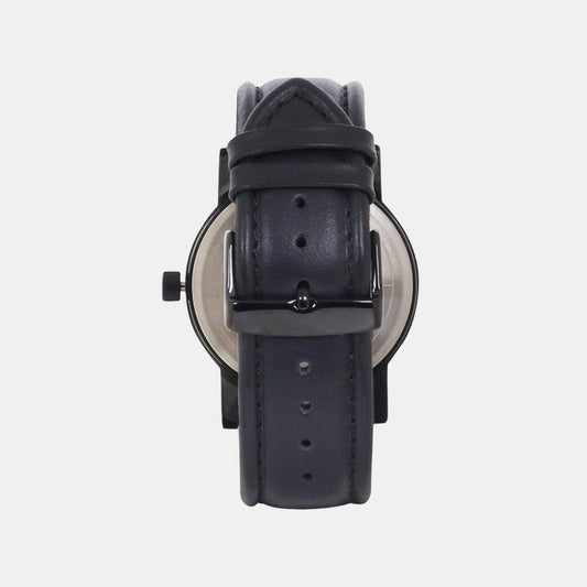 Timex TWEG16610 Men’s Black Dial Quartz Chronograph Leather Watch
