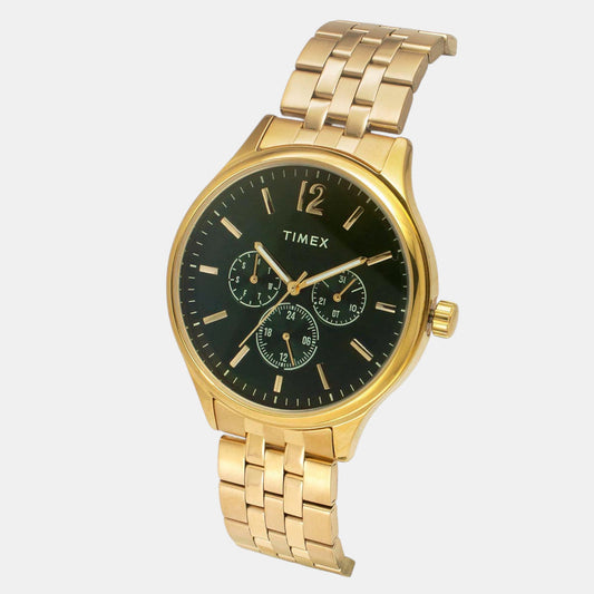 Timex TWEG18435 Men’s Green Dial Quartz Analog Watch