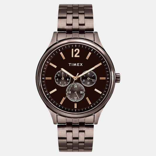 Timex TWEG18436 Men’s Brown Dial Quartz Analog Watch