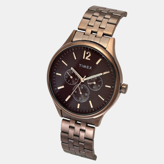 Timex TWEG18436 Men’s Brown Dial Quartz Analog Watch