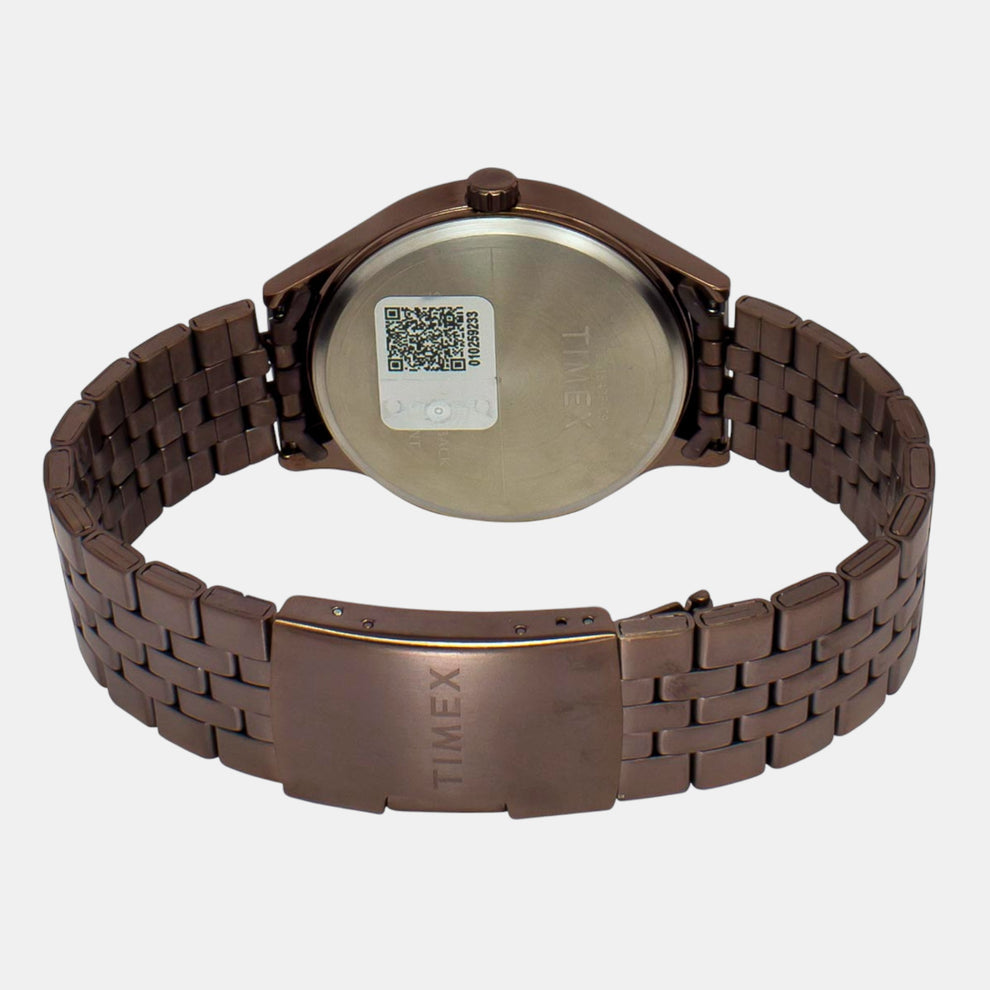 Timex TWEG18436 Men’s Brown Dial Quartz Analog Watch
