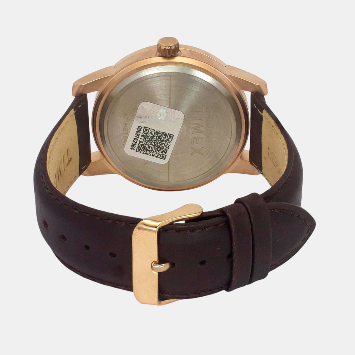 Timex TWEG18905 Green Dial Brown Leather Strap Analog Men Watch – Round Case, Quartz Movement