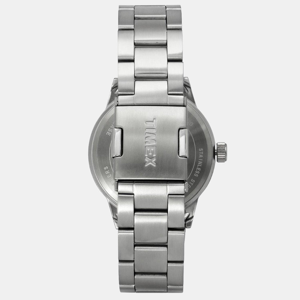 Timex TWEG19900 Men’s Silver Dial Stainless-Steel Analog Watch