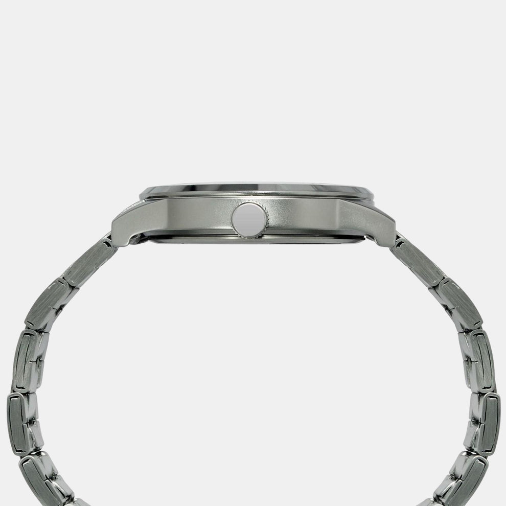 Timex TWEG19900 Men’s Silver Dial Stainless-Steel Analog Watch