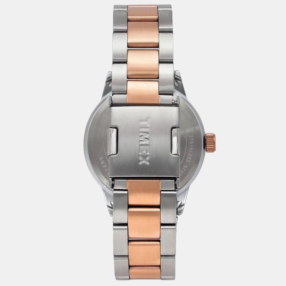 Timex TWEG19902 Men Beige Dial Chronograph Stainless Steel Quartz Watch