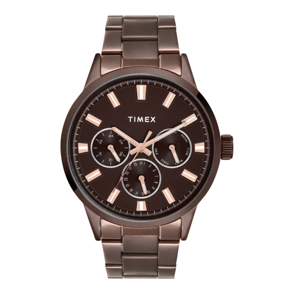 Timex TWEG19929 Men’s Brown Dial Quartz Analog Watch