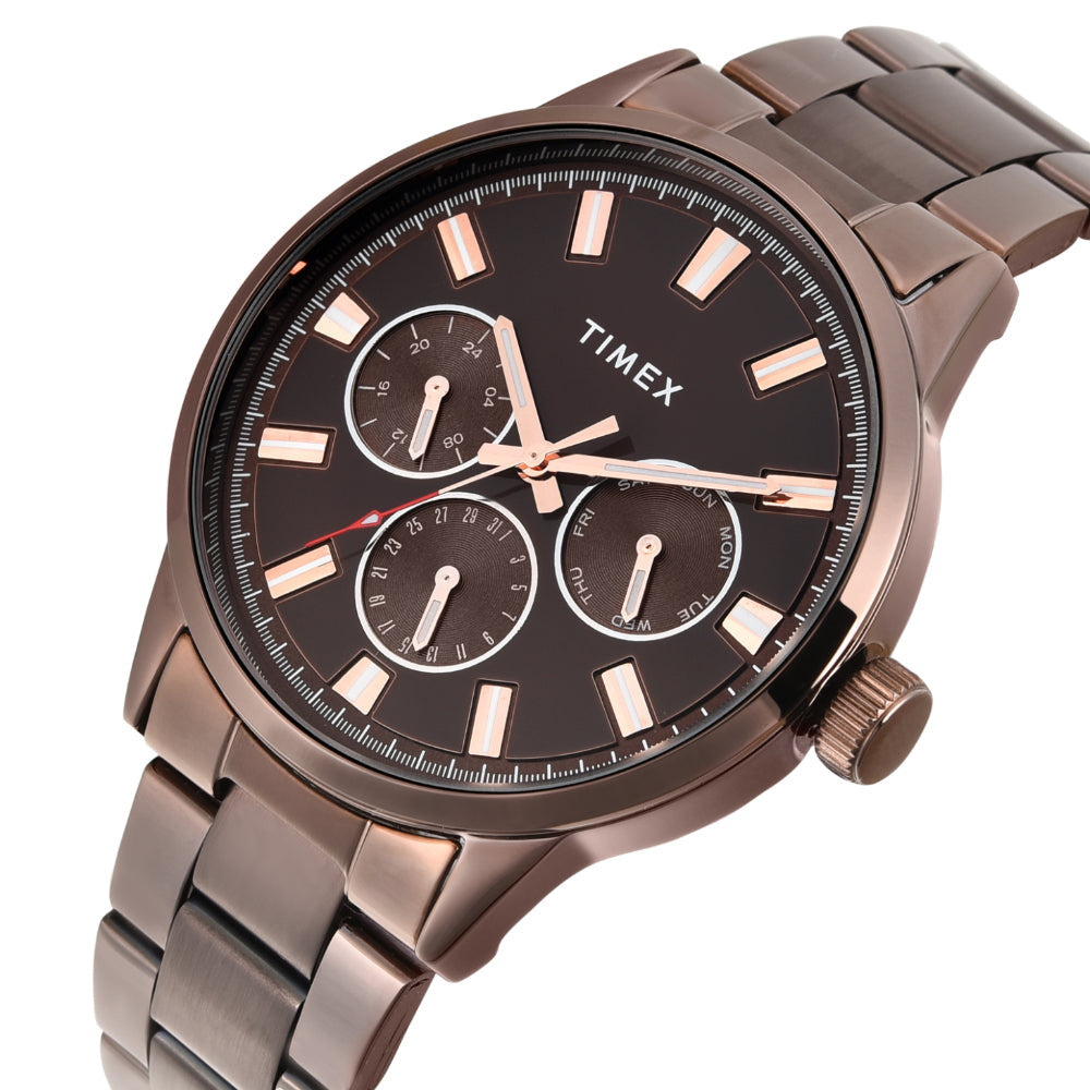 Timex TWEG19929 Men’s Brown Dial Quartz Analog Watch