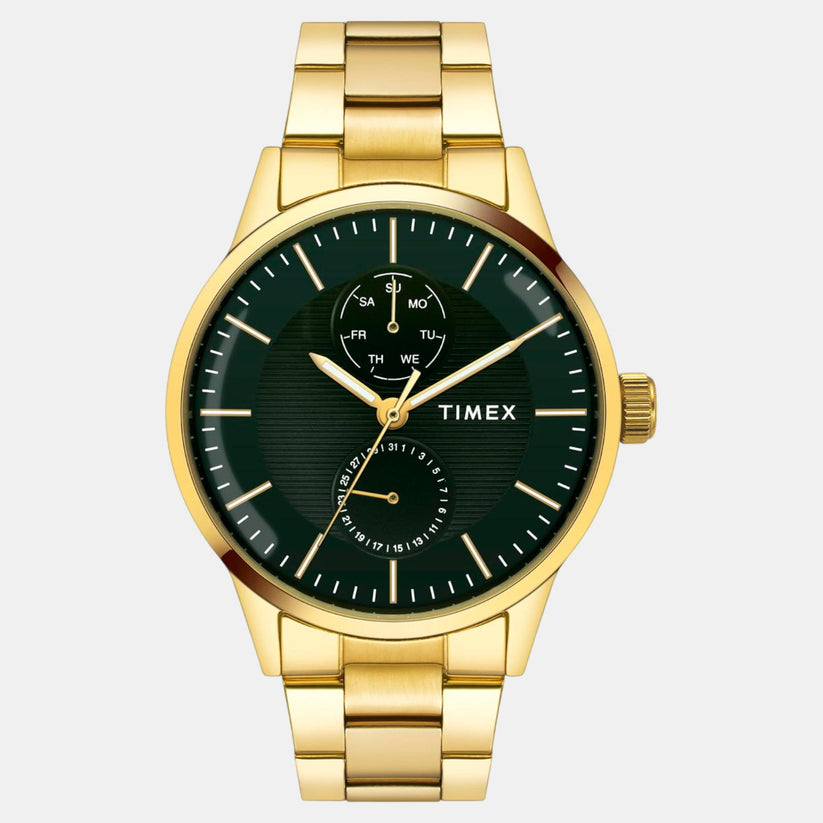 Timex TWEG19939 Men’s Green Dial Quartz Analog Watch