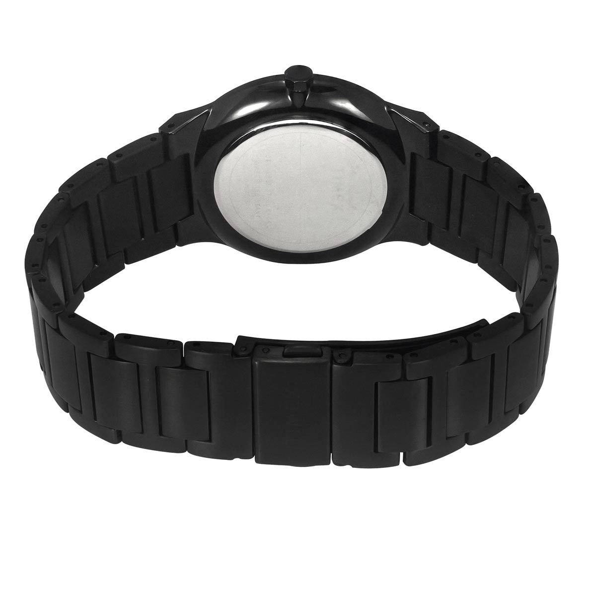 Timex TWEG23603 Men’s Black Dial Quartz Analog Watch with Stainless Steel Strap