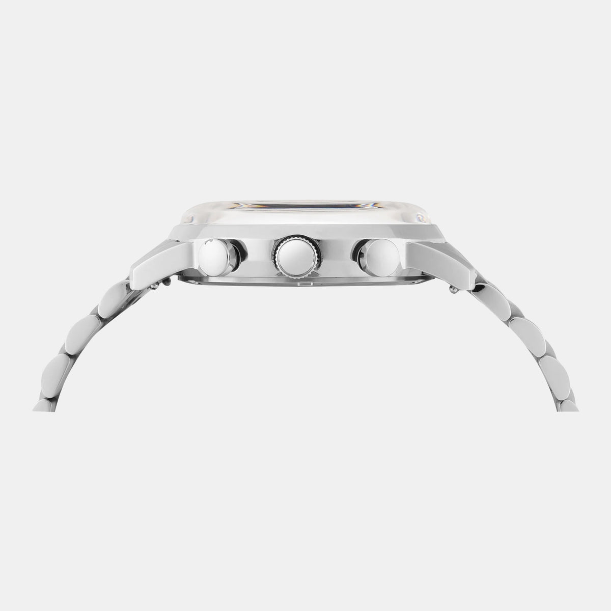 Timex TWEG26704 Silver-Tone Round Dial Analog Men Watch – Stainless Steel Bracelet, Quartz Movement