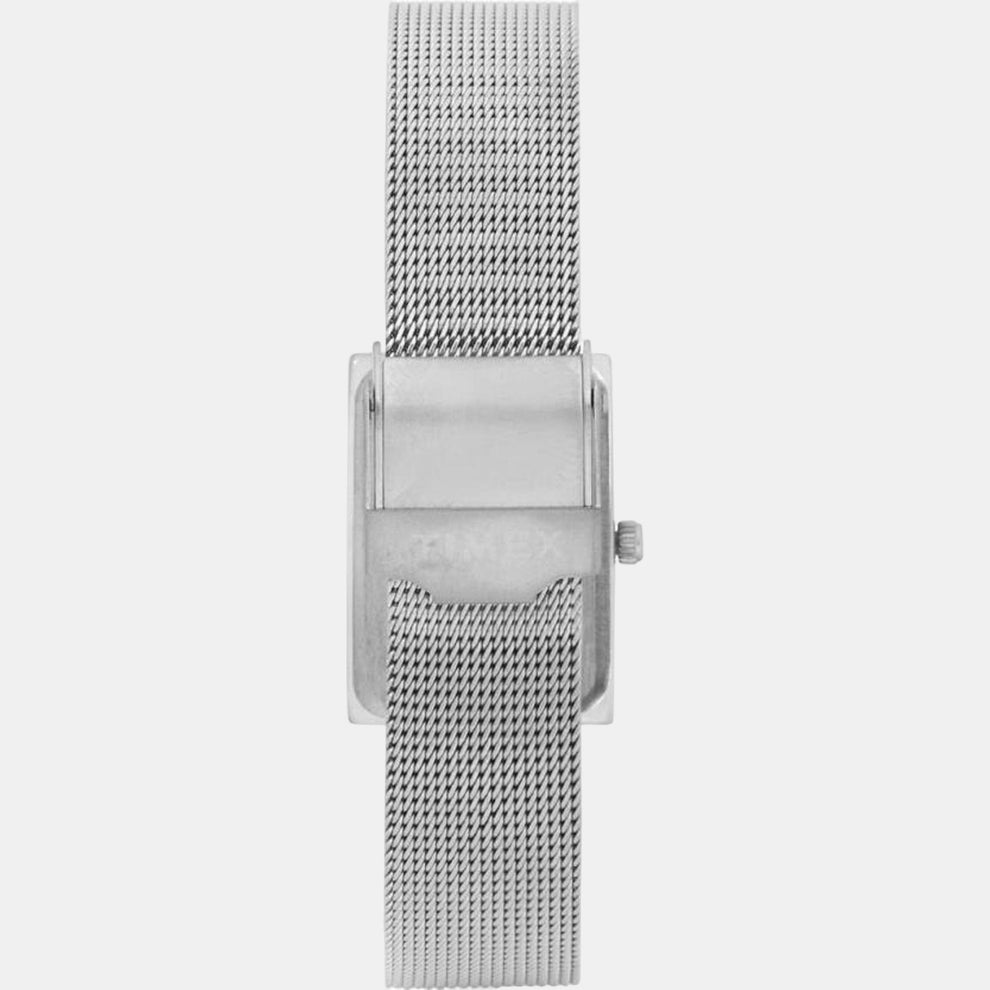 Timex TWEL11306 Women Analog Pink Dial Rose Silver Stainless Steel Bracelet Quartz Watch