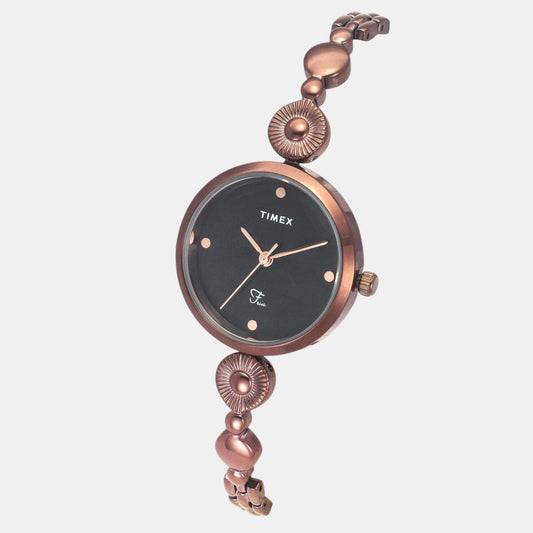 Timex TWEL18204 Women’s Black Dial Classic Quartz Analog Watch