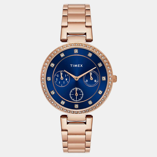 Timex TWEL18703 Women’s Blue Dial Quartz Multifunction Watch