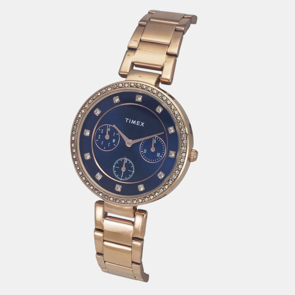 Timex TWEL18703 Women’s Blue Dial Quartz Multifunction Watch