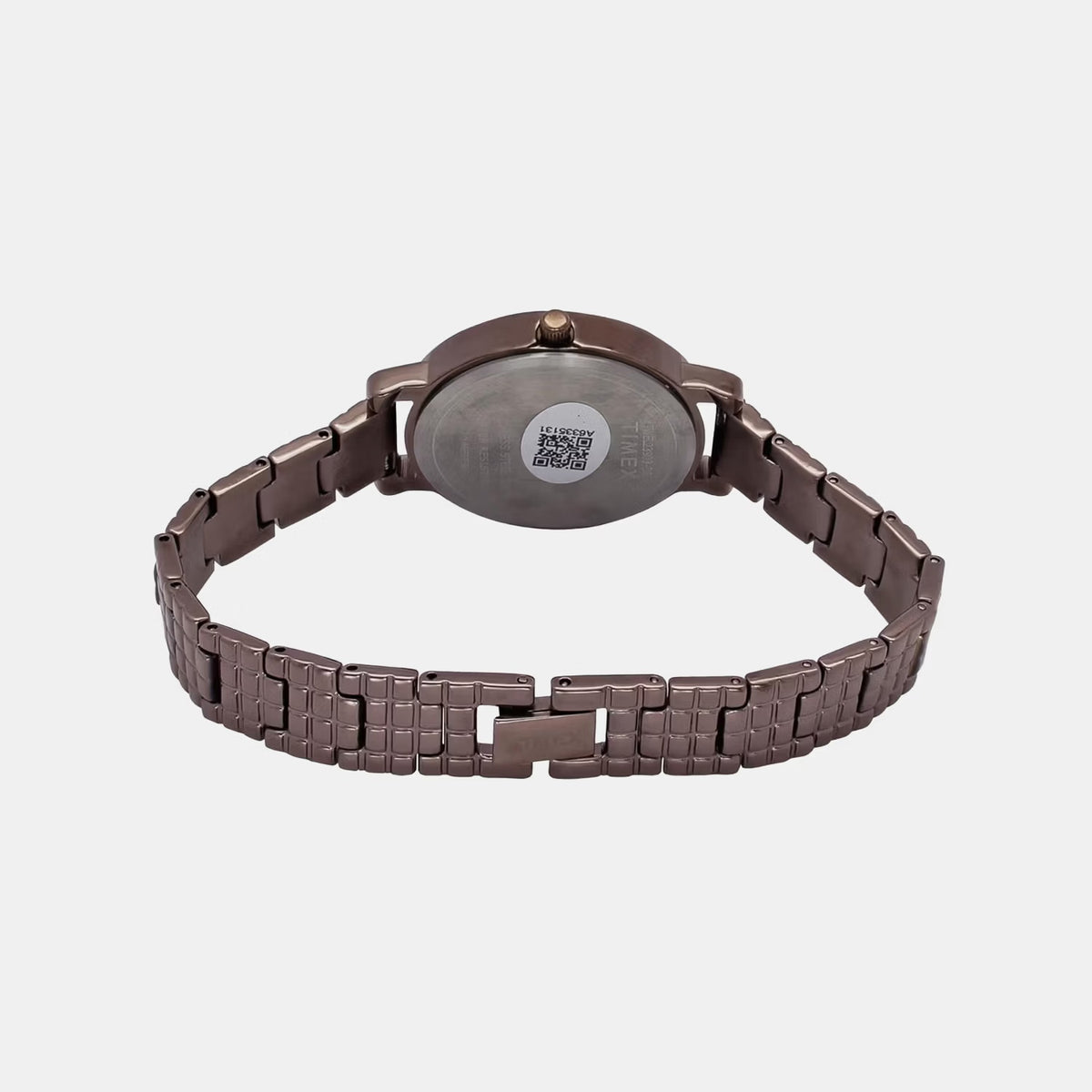Timex TWEL23903 Brown Dial Analog Watch for Women, Quartz, Stylish Metal Strap