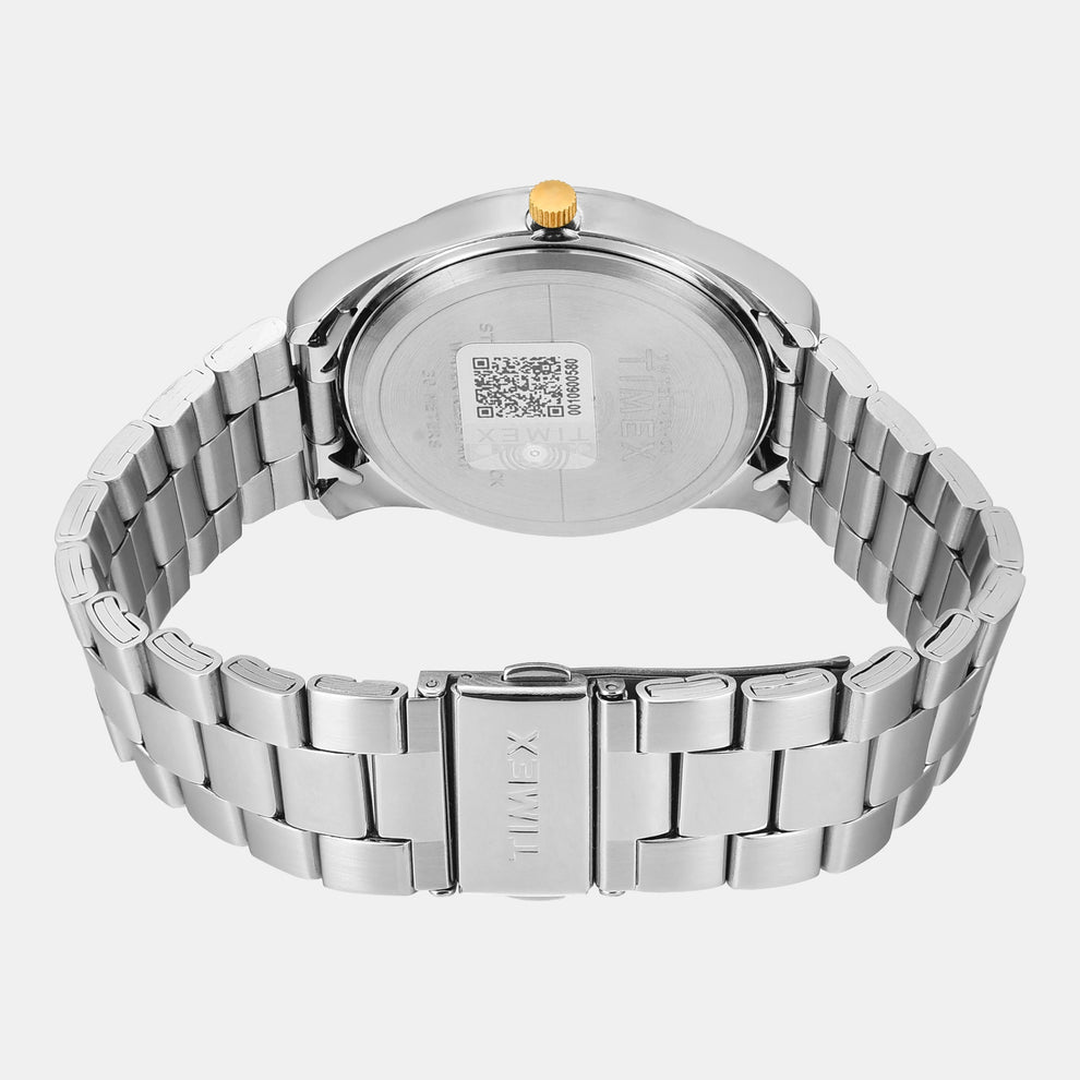 Timex TWTG10421 Men’s Green Dial Quartz Analog Round Stainless Steel Watch
