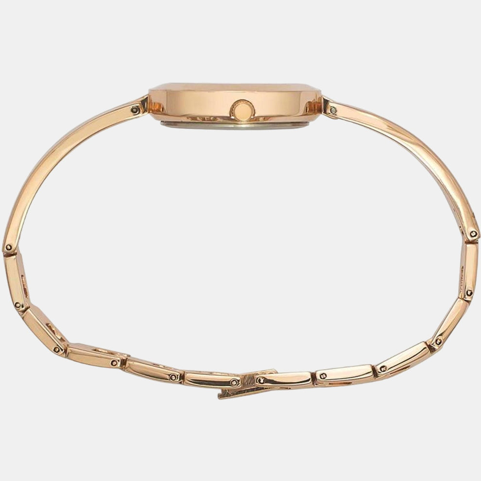 Timex TWTL10305 Women’s Rose‑Gold Dial Rose‑Gold Bracelet Analog Watch