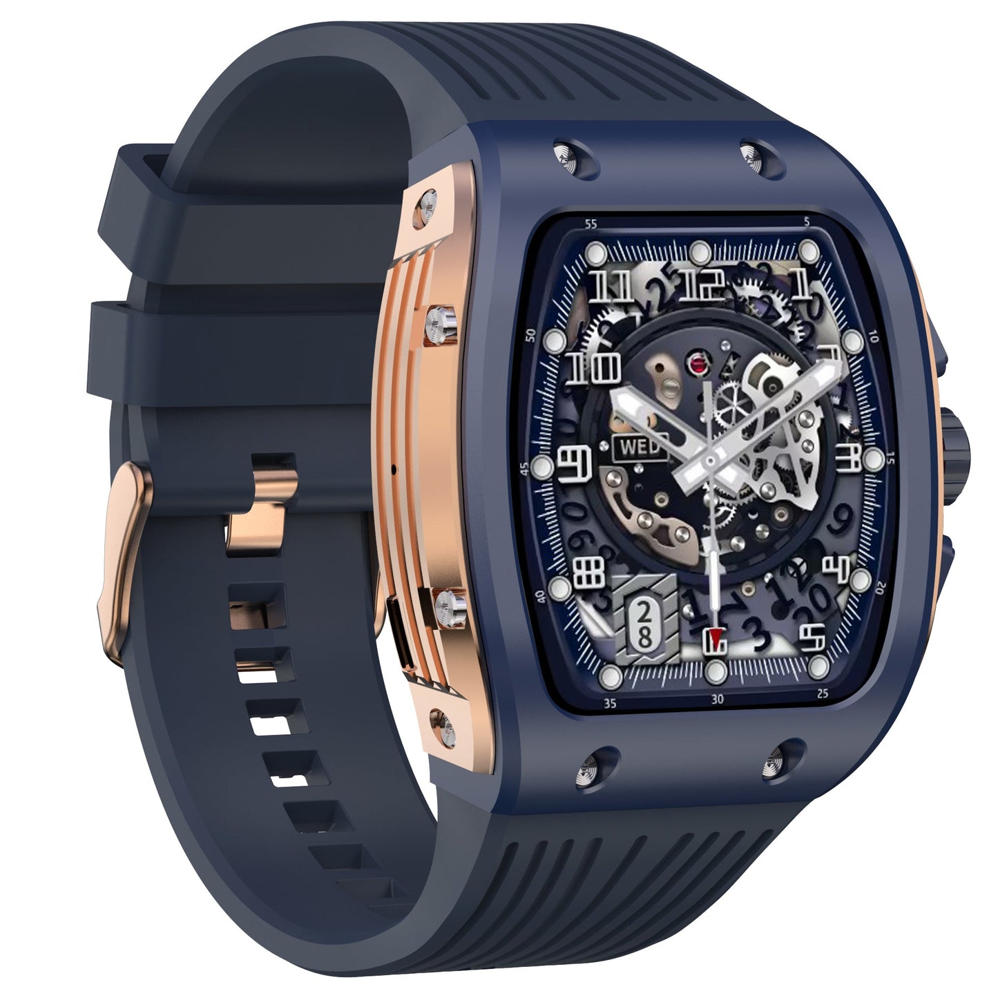 Timex TWTXW901T Unisex Smart Coregen 1.76″ BT Calling Smartwatch – Blue Strap, Heart Rate & Activity Tracker