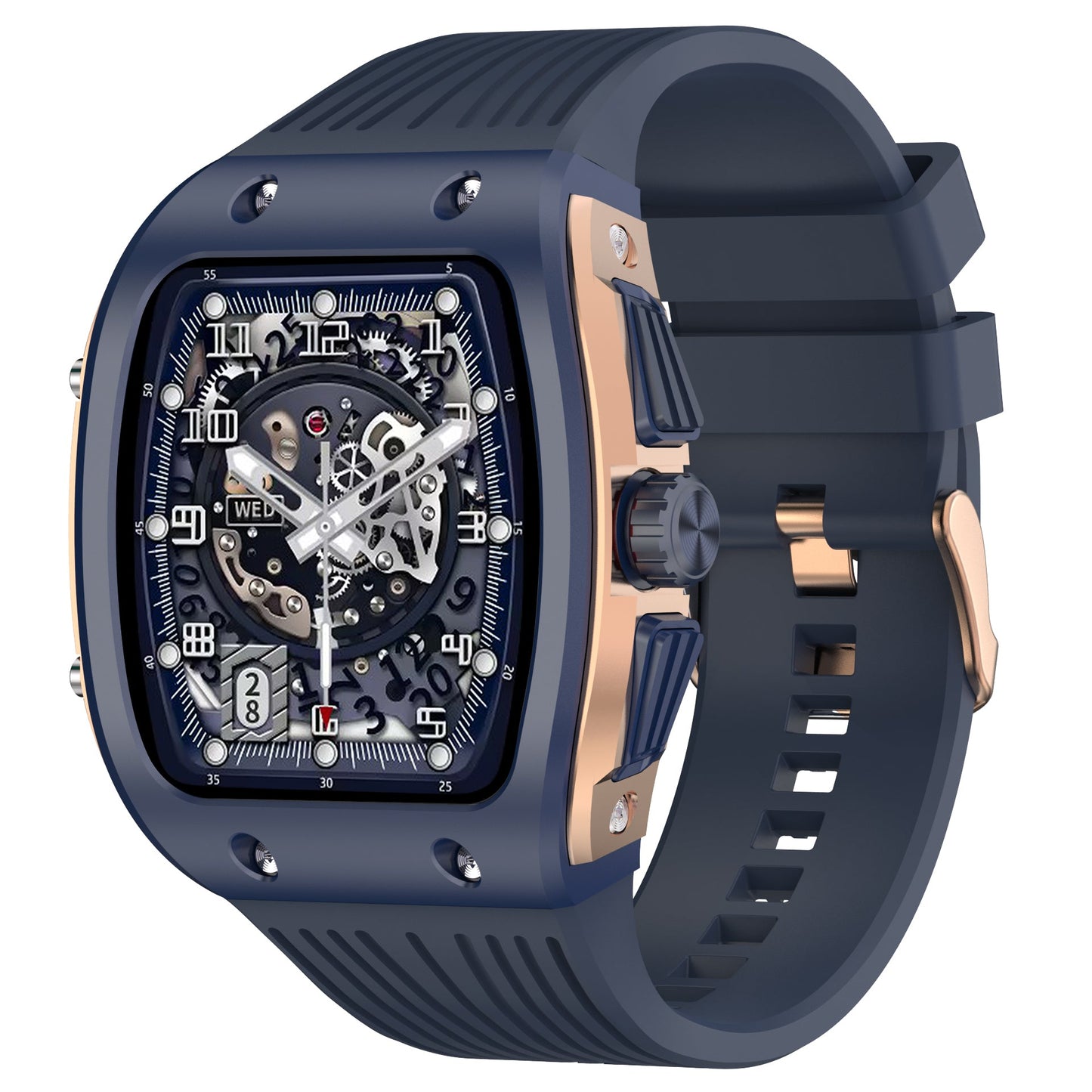 Timex TWTXW901T Unisex Smart Coregen 1.76″ BT Calling Smartwatch – Blue Strap, Heart Rate & Activity Tracker