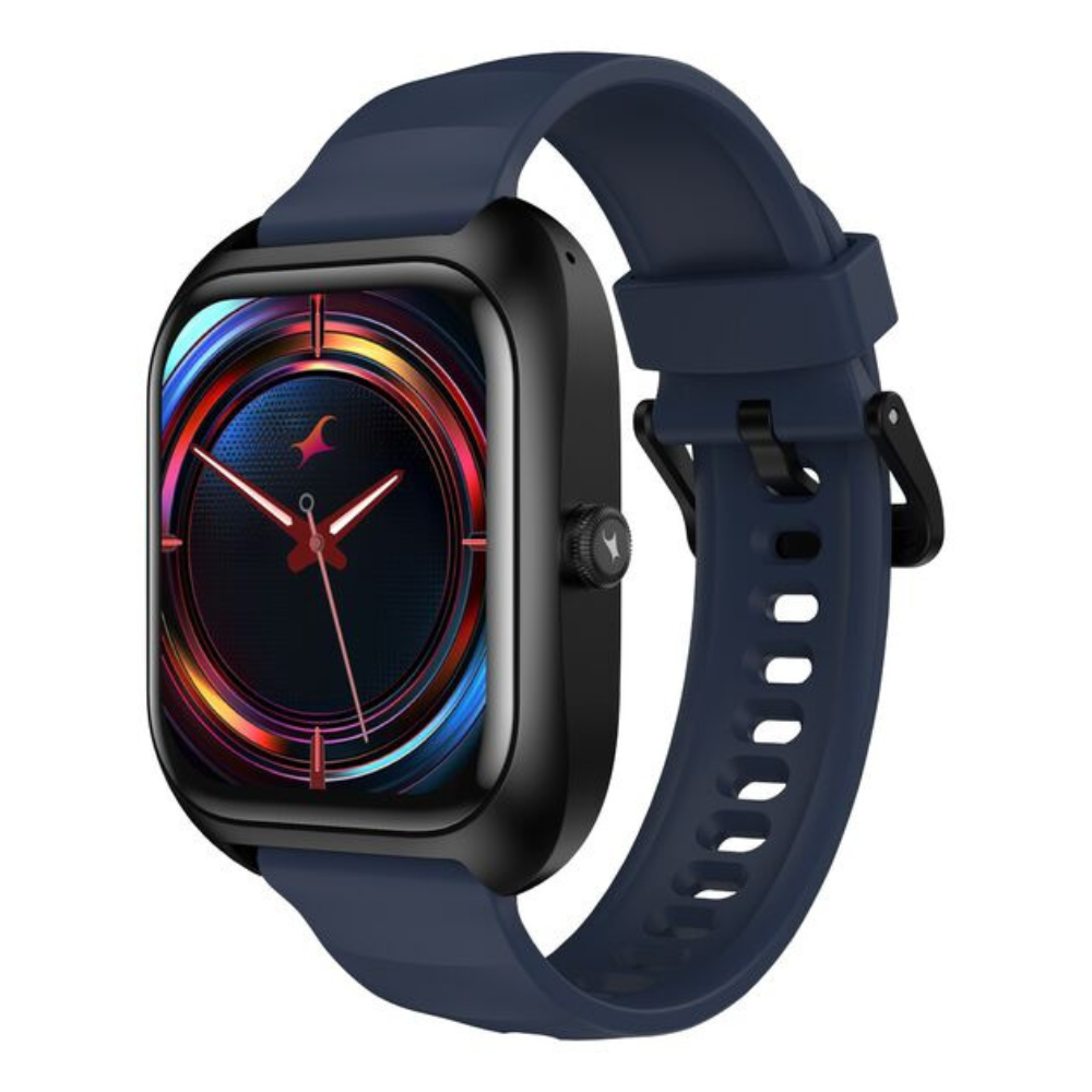 Fastrack 38175PP02K VOX Plus Unisex Blue Bluetooth Calling Smartwatch with 1.85" UltraVU TFT Display