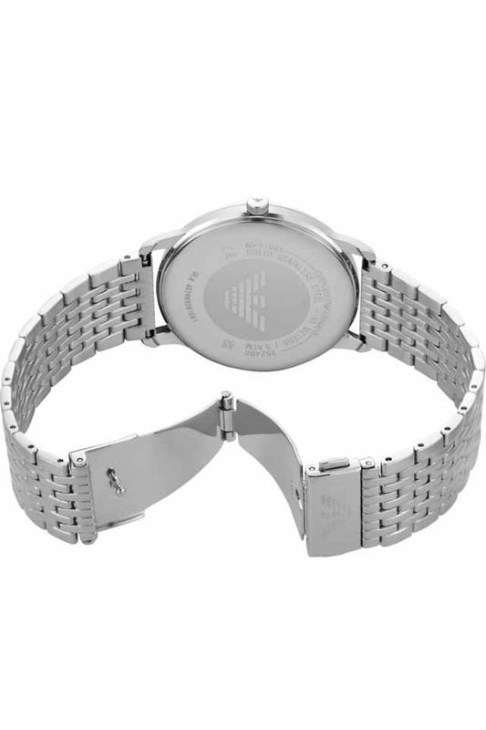 Emporio Armani AR11644I Minimalist Men's Green Dial Silver Stainless Steel Analog Watch