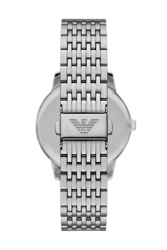 Emporio Armani AR11674I Minimalist Men's Blue Dial Stainless Steel Analog Watch