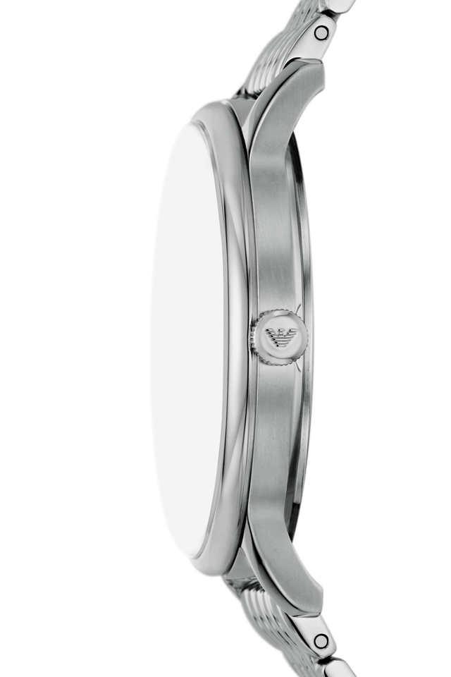 Emporio Armani AR11674I Minimalist Men's Blue Dial Stainless Steel Analog Watch