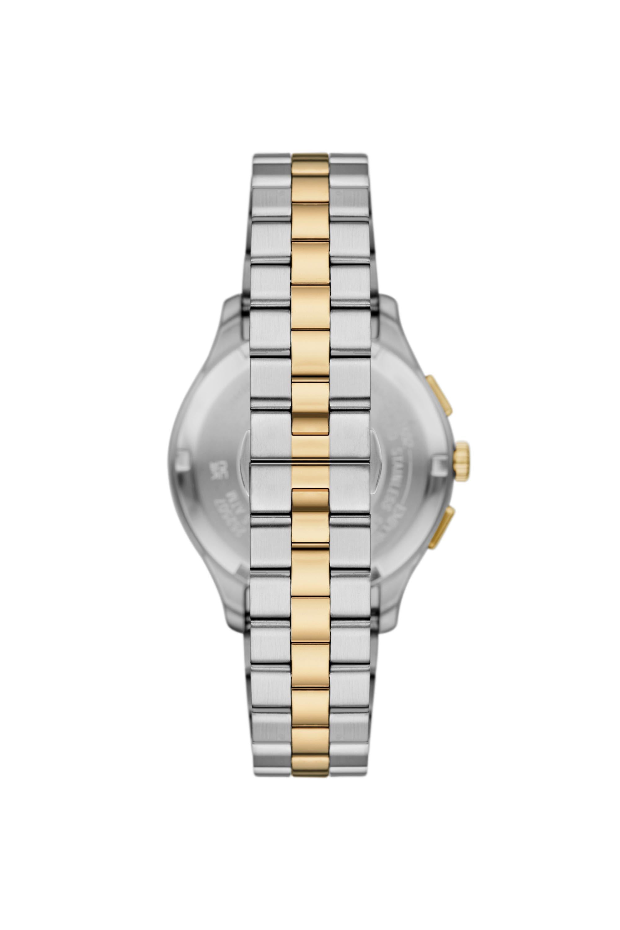 Emporio Armani AR11692 Dario Men's Green Dial Two-Tone Chronograph Stainless Steel Watch