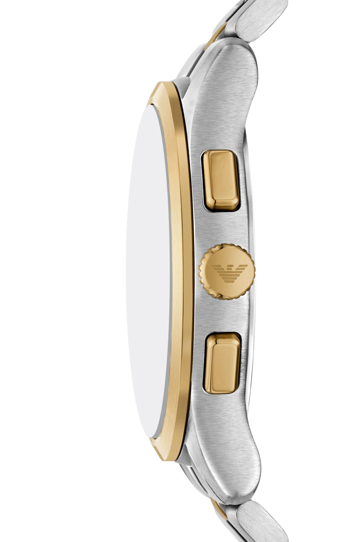 Emporio Armani AR11692 Dario Men's Green Dial Two-Tone Chronograph Stainless Steel Watch