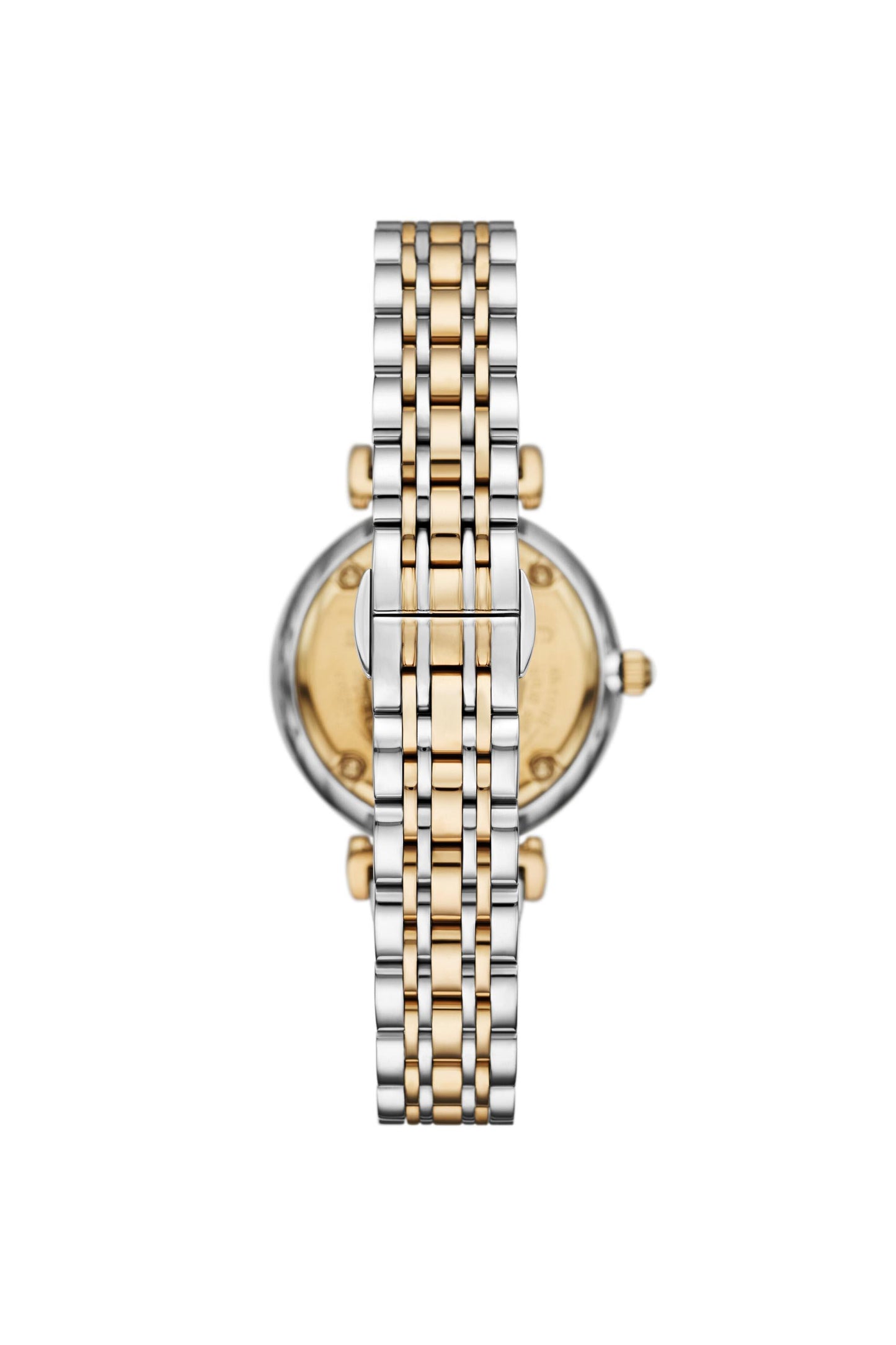 Emporio Armani AR11702I Gianni Women's Champagne Dial Two-Tone Stainless Steel Analog Watch