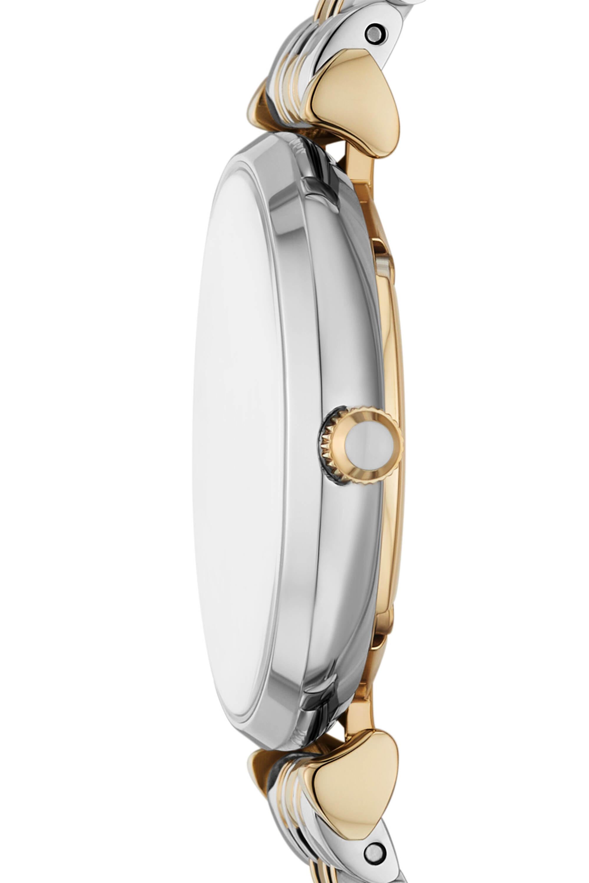 Emporio Armani AR11702I Gianni Women's Champagne Dial Two-Tone Stainless Steel Analog Watch