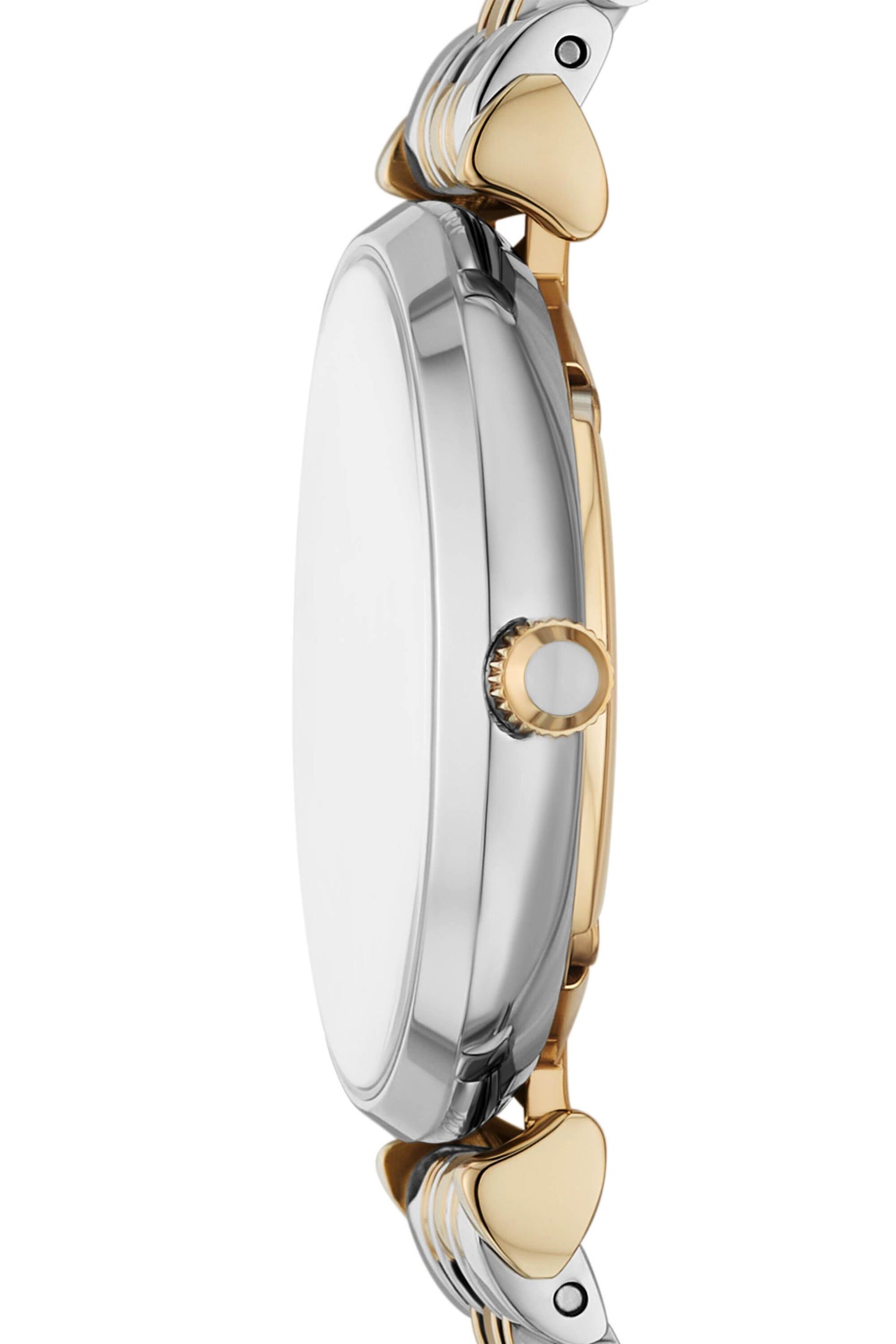 Emporio Armani AR11702I Gianni Women's Champagne Dial Two-Tone Stainless Steel Analog Watch