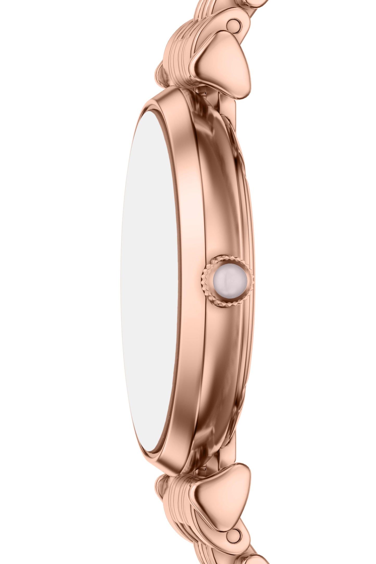 Emporio Armani AR11767I Gianni T-Bar Women's Rose Gold Dial Crystal Stainless Steel Watch