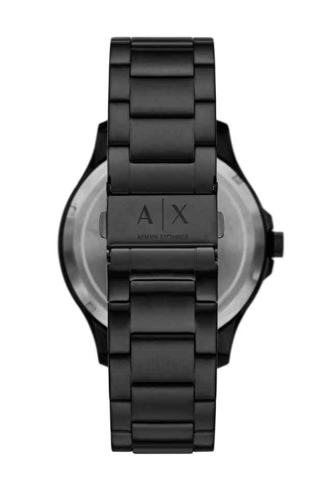Armani Exchange AX2463I Men's Automatic Skeleton Watch Black Dial Black Stainless Steel Bracelet