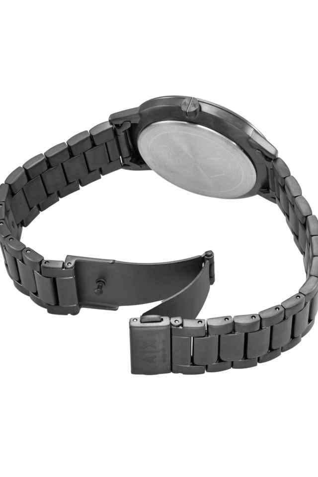 Armani Exchange AX2761I Men's Quartz Analog Watch Black Dial Gunmetal Stainless Steel Bracelet