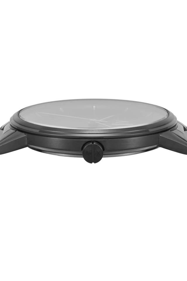 Armani Exchange AX2761I Men's Quartz Analog Watch Black Dial Gunmetal Stainless Steel Bracelet