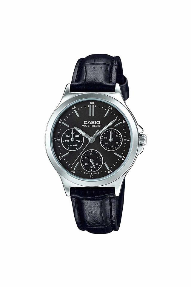 Casio A1149 Enticer Quartz Analog Women’s Watch with Black Dial